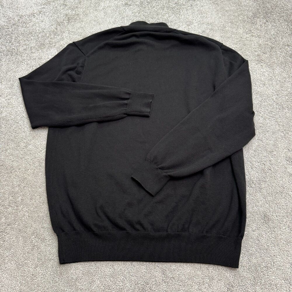 Jos. A. Bank Signature Collection Knit Quarter Zip Sweater Mens 2XL Pima Cotton